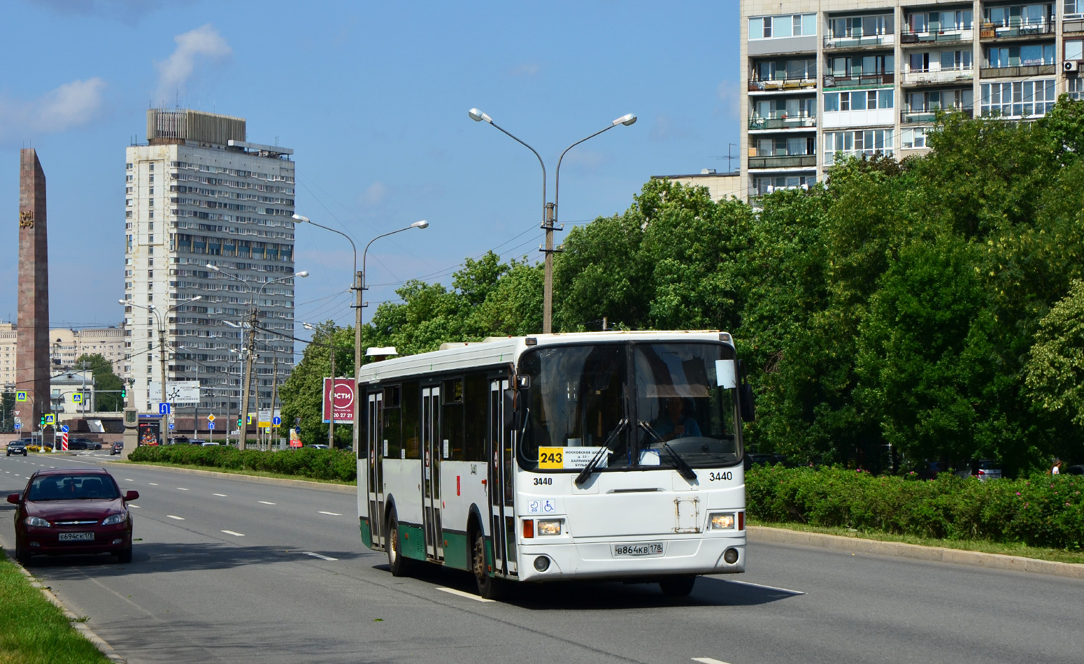 Санкт-Петербург, ЛиАЗ-5293.53 № 3440