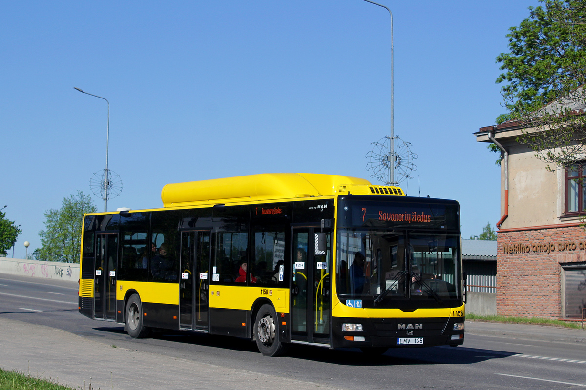 Литва, MAN A21 Lion's City NL243 CNG № 1158