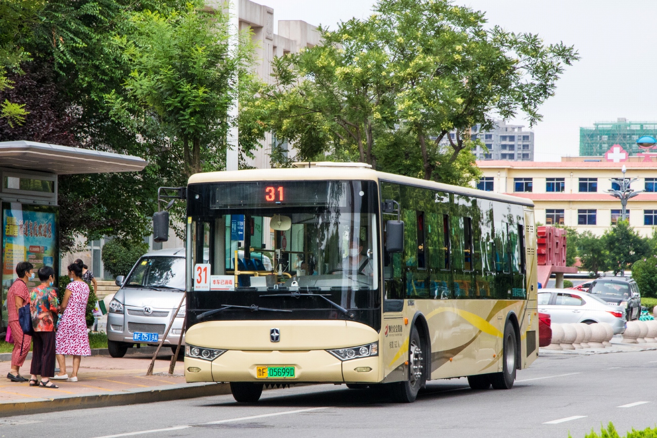 Китай, Yaxing JS6108GHBEV11 № 鲁F 05699D
