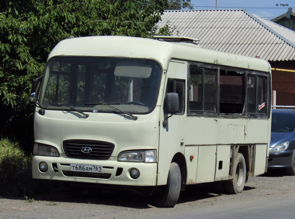 Ростовская область, Hyundai County SWB C08 (РЗГА) № Т 686 АМ 761