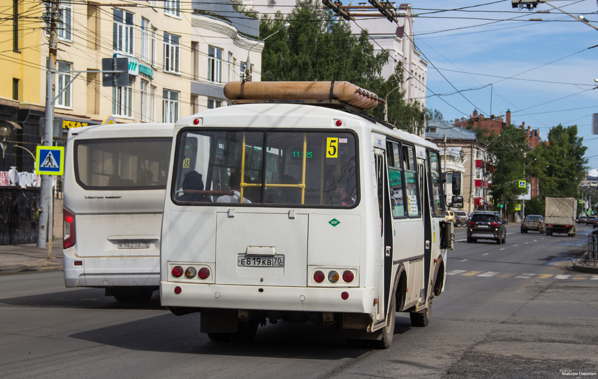 Томская область, ПАЗ-32054 № Е 819 КВ 70