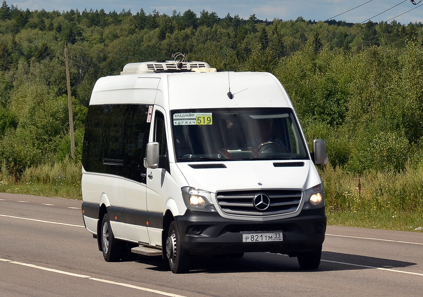 Владимирская область, Луидор-223602 (MB Sprinter) № Р 821 ТМ 33