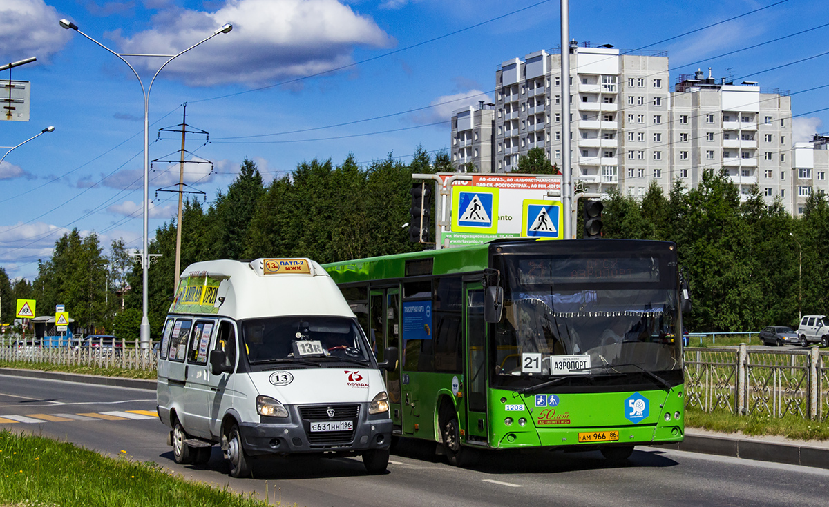 Khanty-Mansi AO, Luidor-225000 (GAZ-3221) Nr. Е 631 НН 186