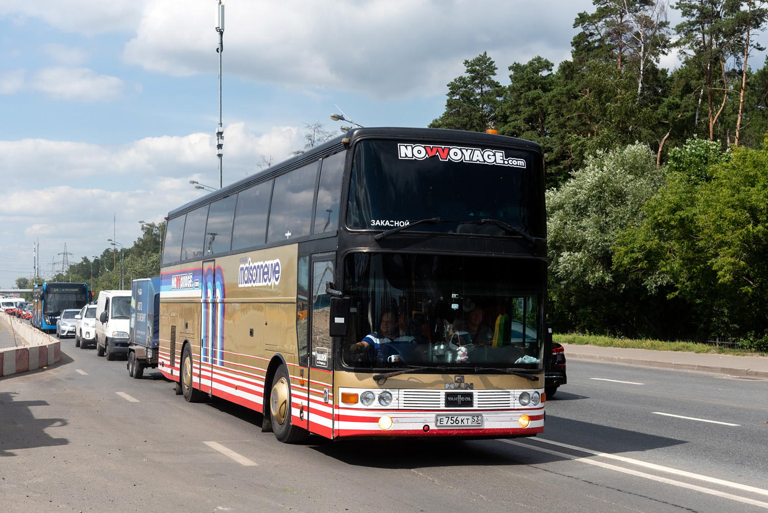 Новгородская область, Van Hool T816 Altano № Е 756 КТ 53 Новгородская область, Van Hool T816 Altano № Е 756 КТ 53