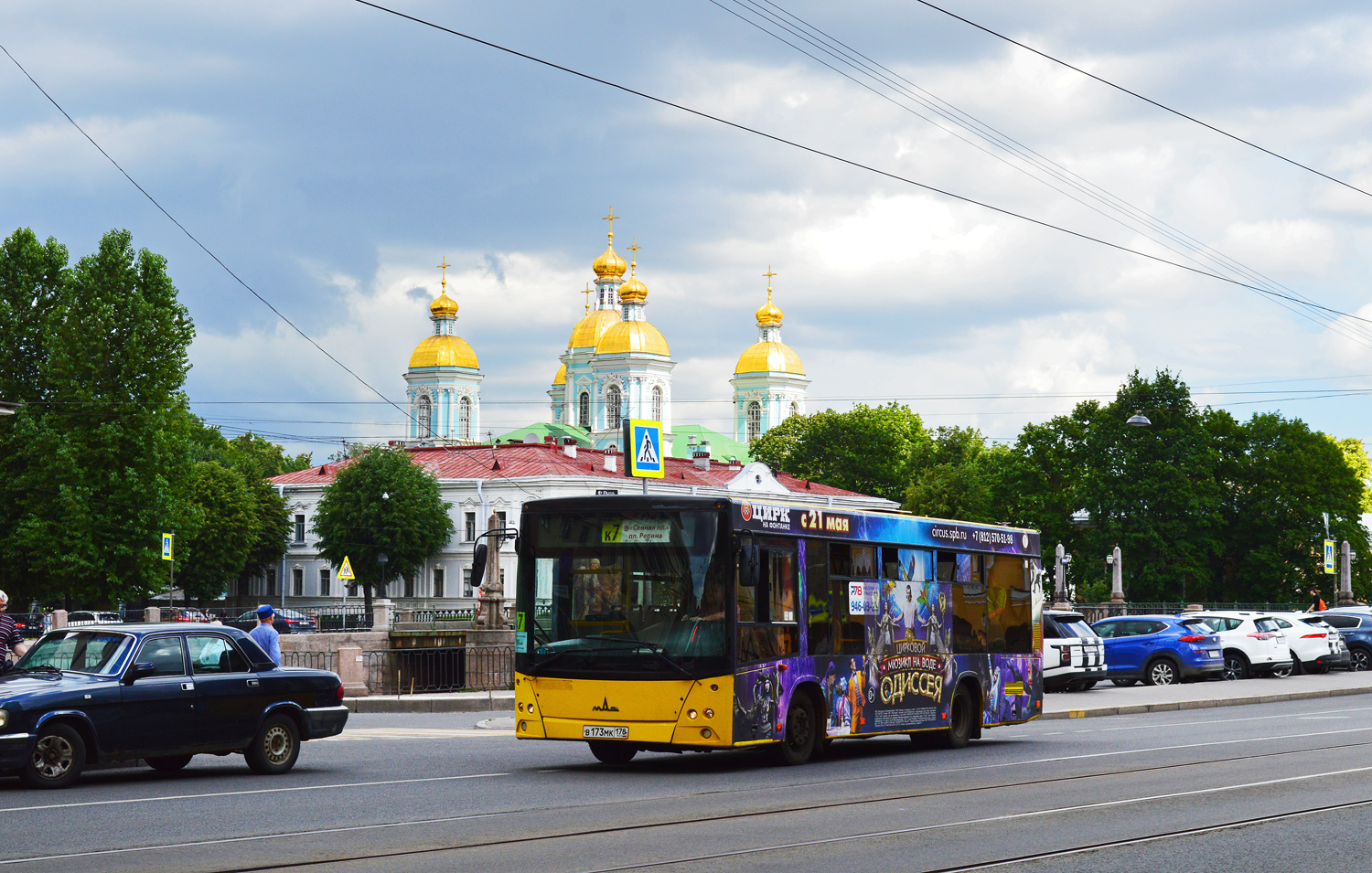 Санкт-Петербург, МАЗ-206.068 № В 173 МК 178