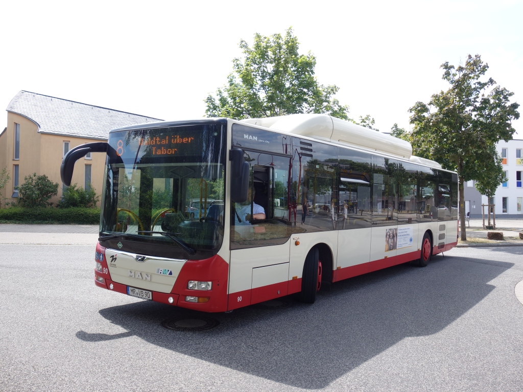 Гессен, MAN A21 Lion's City NL313 CNG № 90