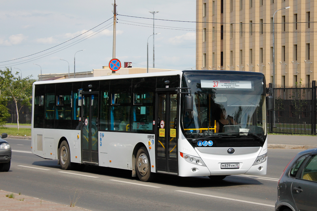 Вологодская область, Yutong ZK6118HGA № М 839 УМ 35