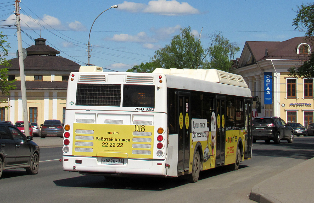 Vologda region, LiAZ-5292.67 (CNG) № 018