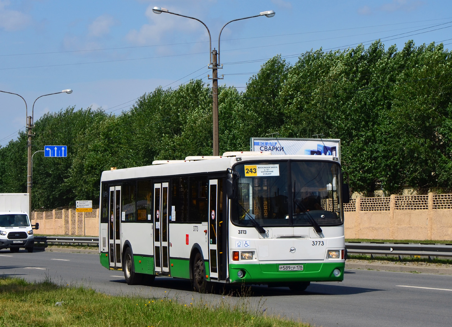 Санкт-Петербург, ЛиАЗ-5293.60 № 3773