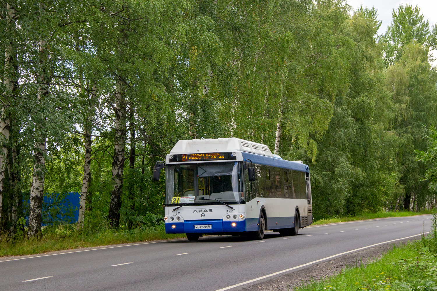 Ярославская область, ЛиАЗ-5292.67 (CNG) № 977