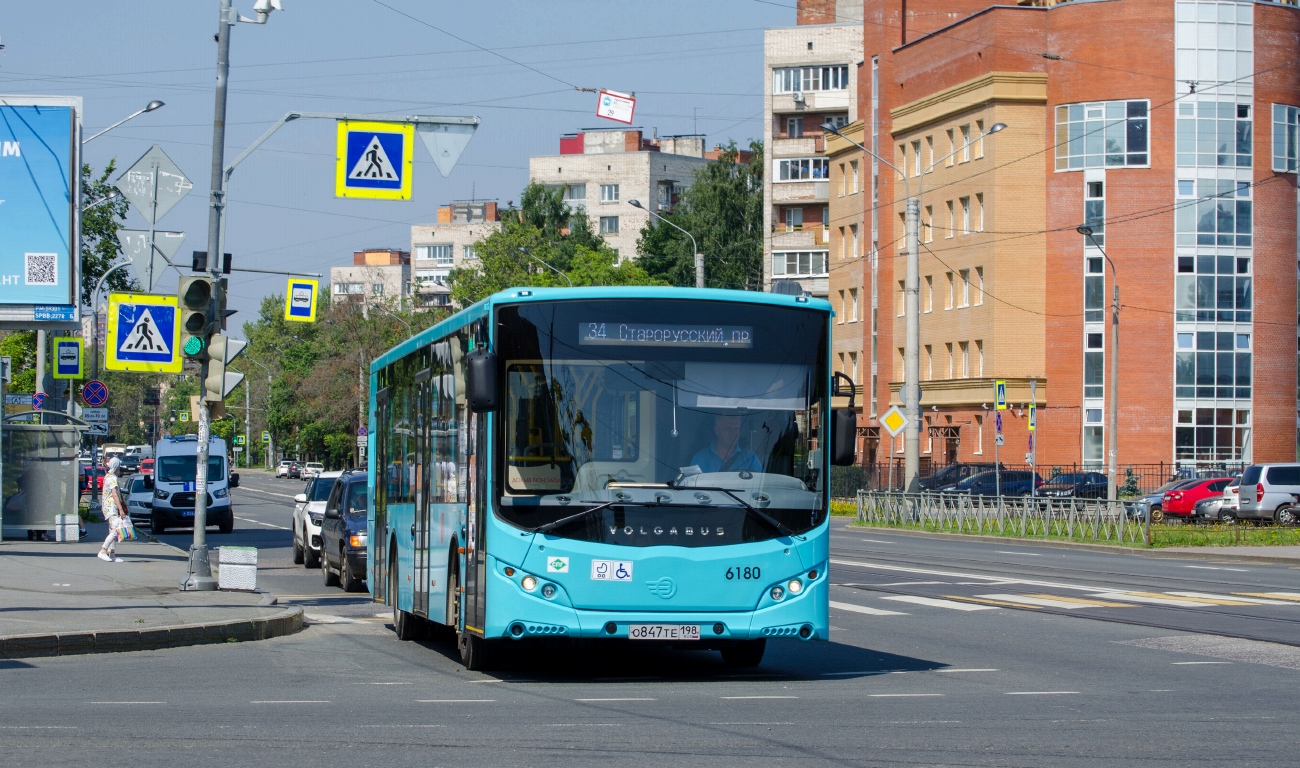 Санкт-Петербург, Volgabus-5270.G2 (LNG) № 6180