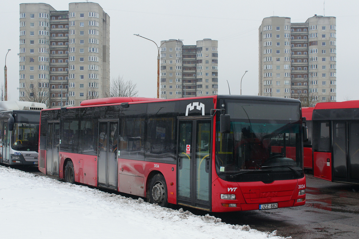 Литва, MAN A21 Lion's City NL273 № 3034