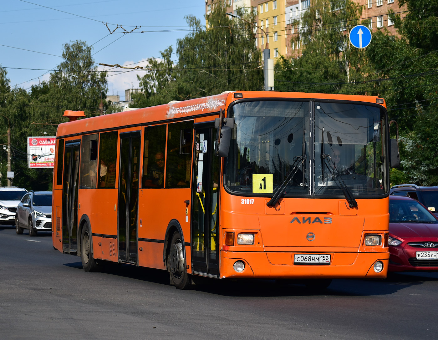 Нижегородская область, ЛиАЗ-5293.60 № 31017