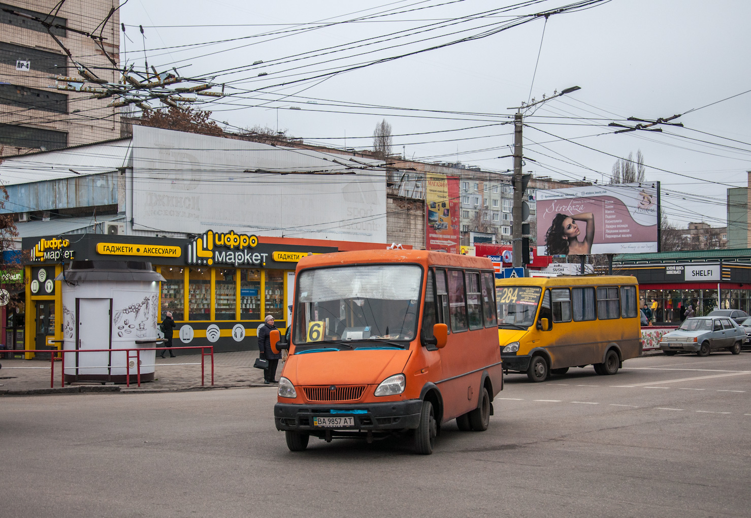 Кировоградская область, БАЗ-2215 "Дельфин" № BA 9857 AT