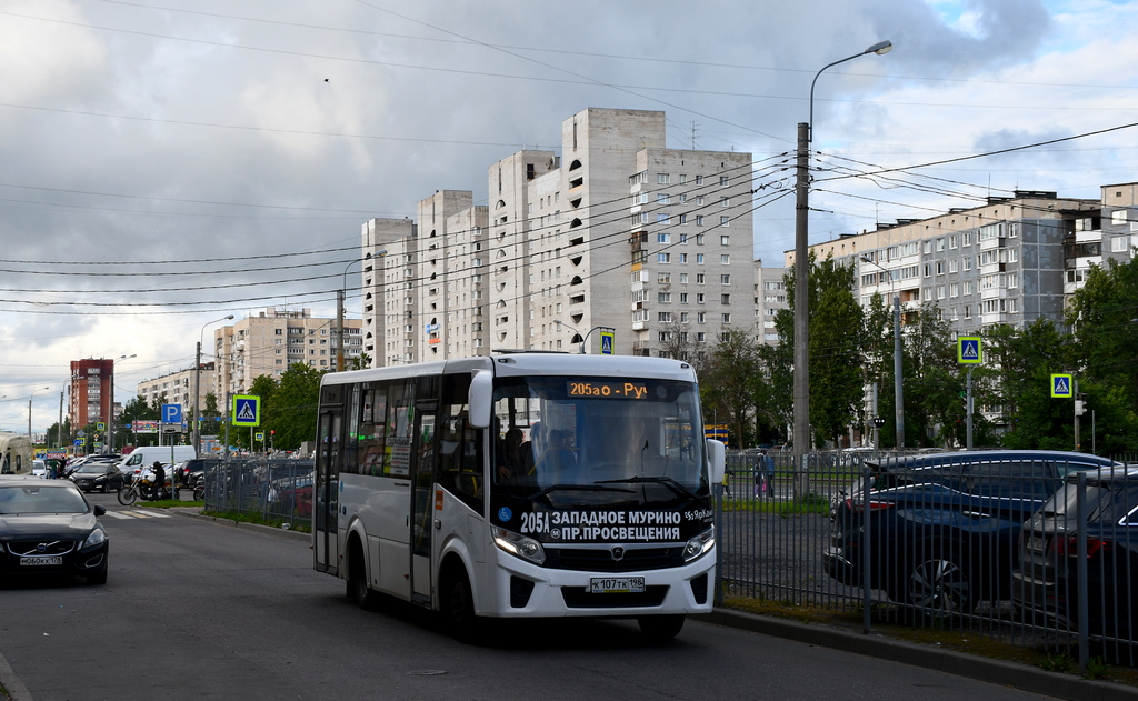 Санкт-Петербург, ПАЗ-320435-04 "Vector Next" № К 107 ТК 198