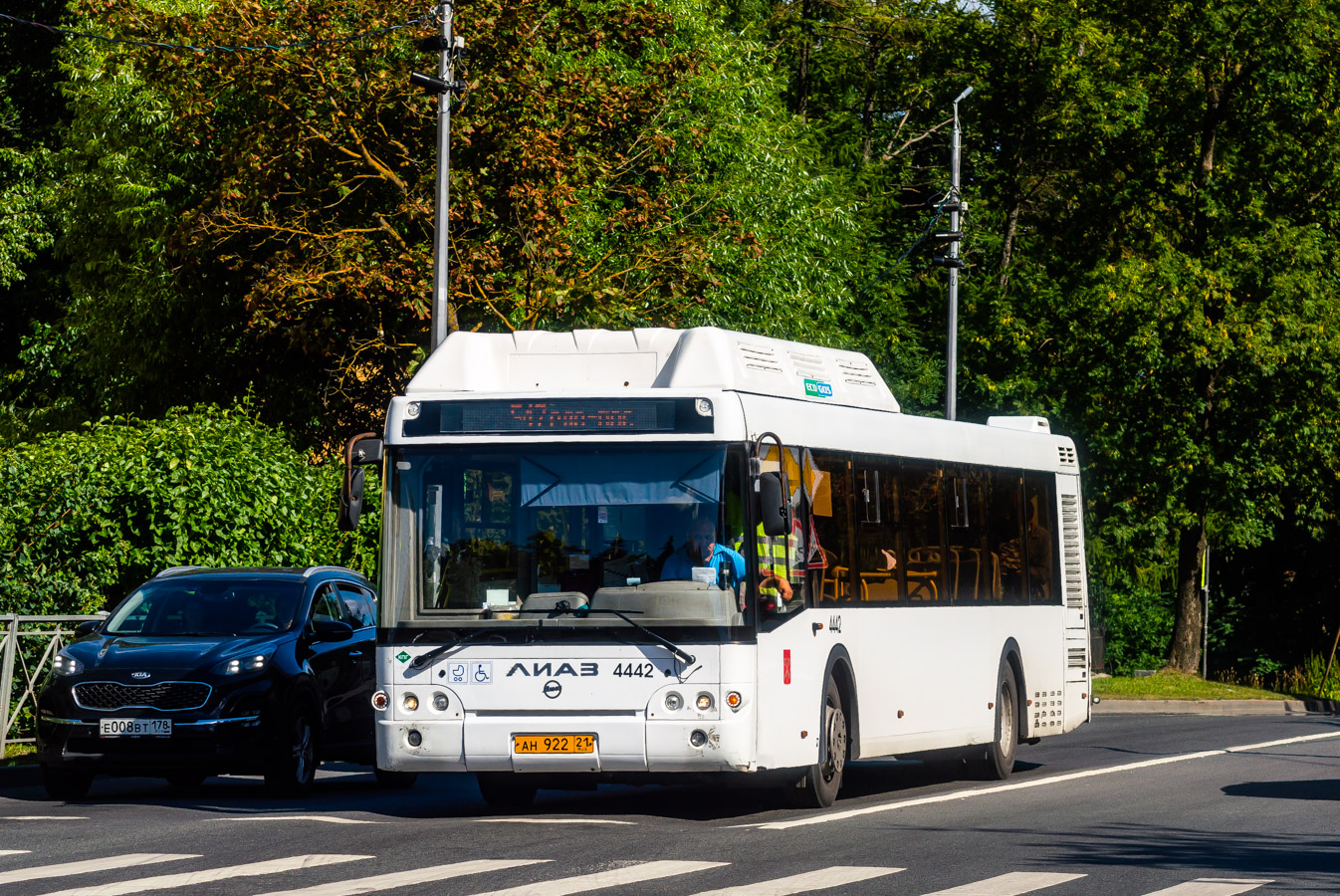 Санкт-Петербург, ЛиАЗ-5292.67 (CNG) № 4442