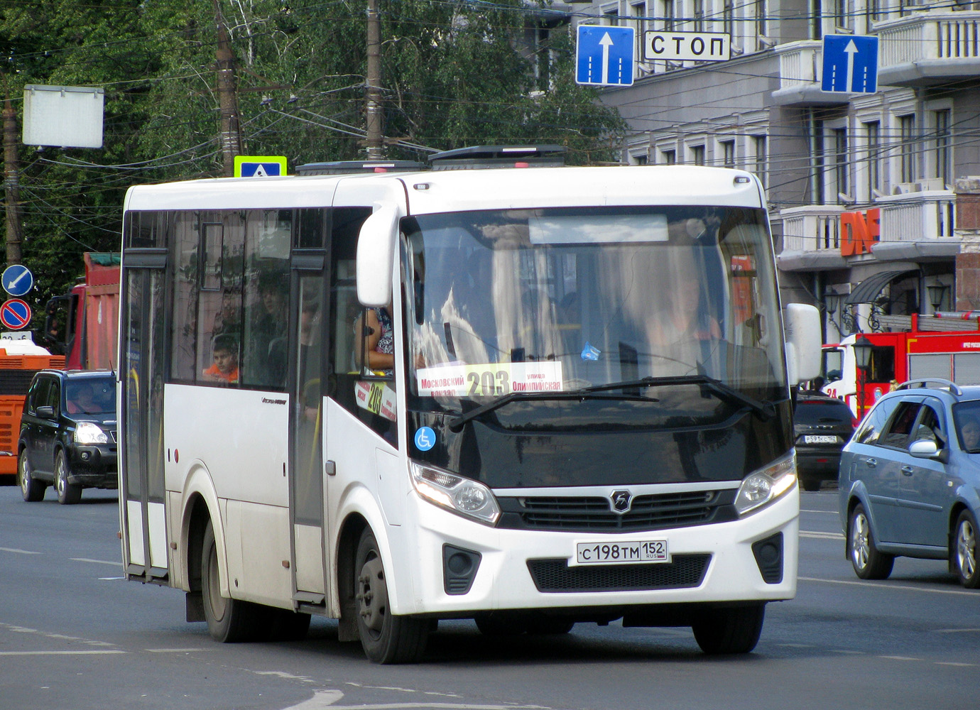 Нижегородская область, ПАЗ-320435-04 "Vector Next" № С 198 ТМ 152