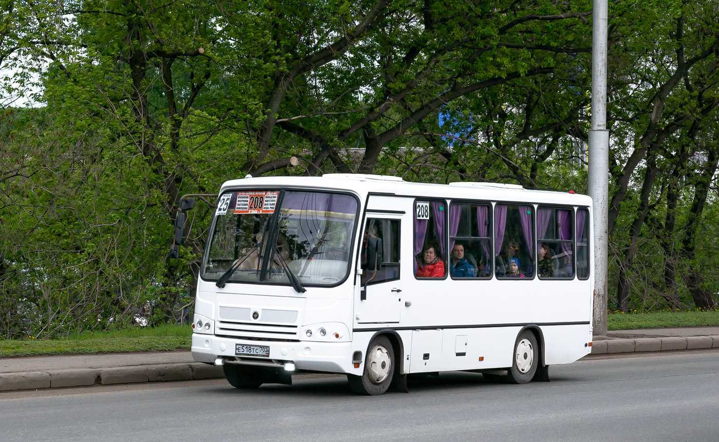 Башкортостан, ПАЗ-320302-08 № Е 518 ТС 702