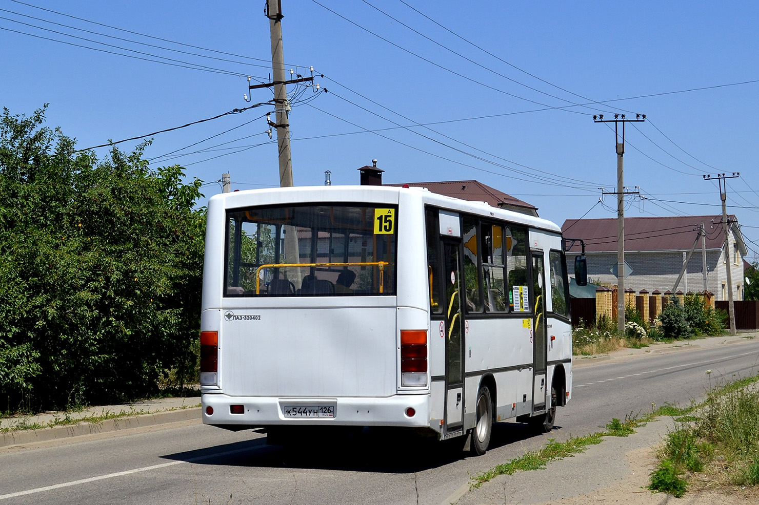 Ставропольский край, ПАЗ-320402-05 № К 544 УН 126