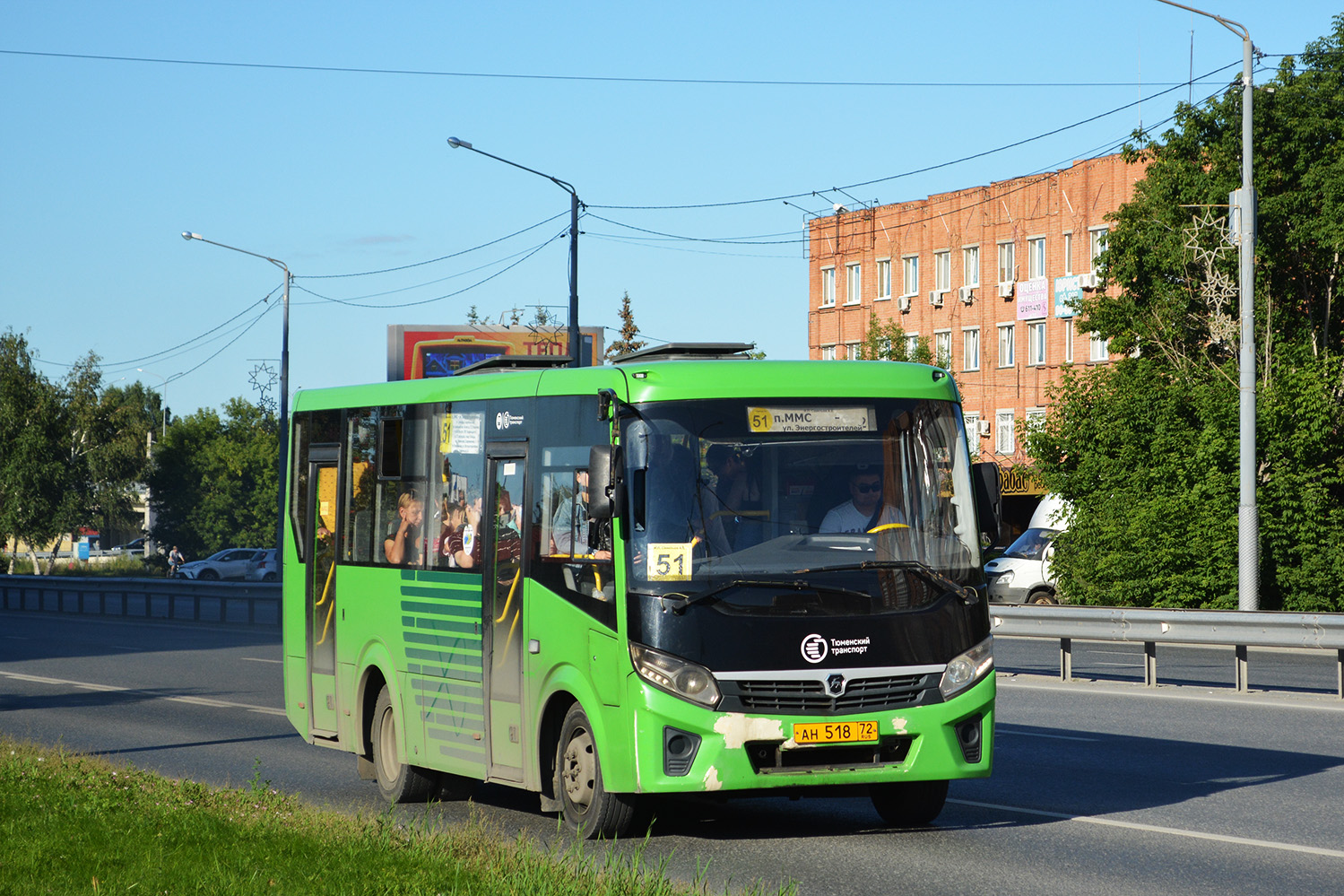 Obwód tiumeński, PAZ-320405-04 "Vector Next" Nr АН 518 72