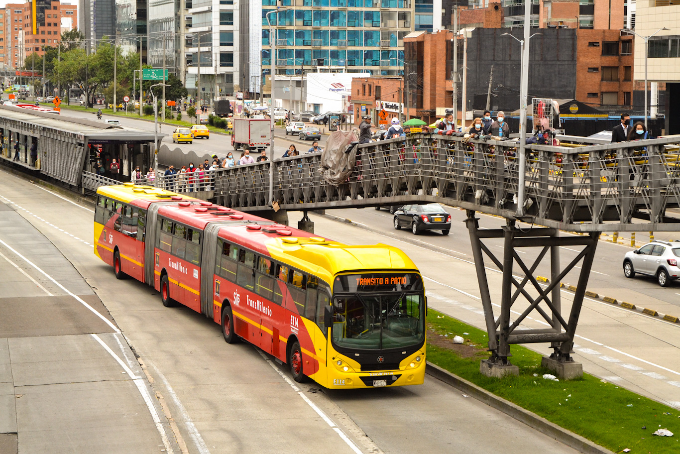 Колумбия, Marcopolo Gran Viale Biarticulado № E114