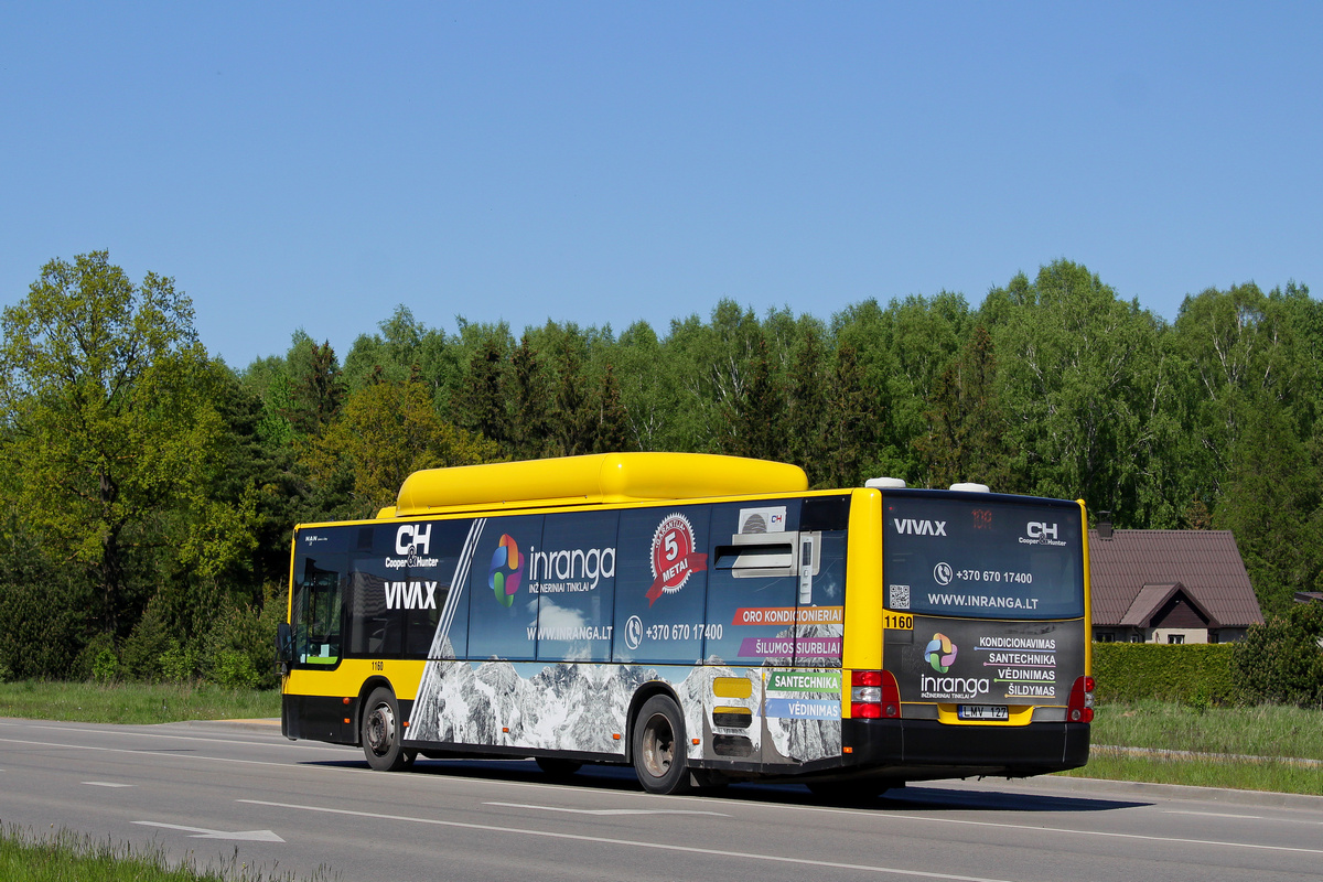 Литва, MAN A21 Lion's City NL243 CNG № 1160