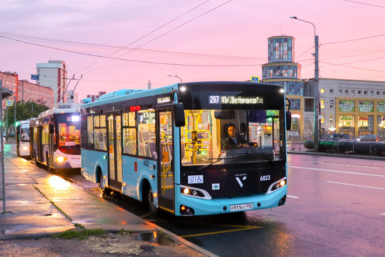 Санкт-Петербург, Volgabus-4298.G4 (LNG) № 6823