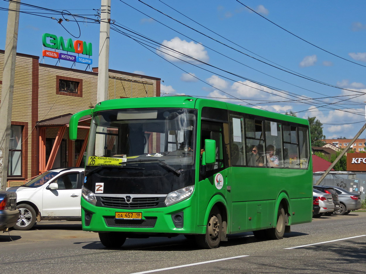 Удмуртия, ПАЗ-320435-04 "Vector Next" № ОА 457 18