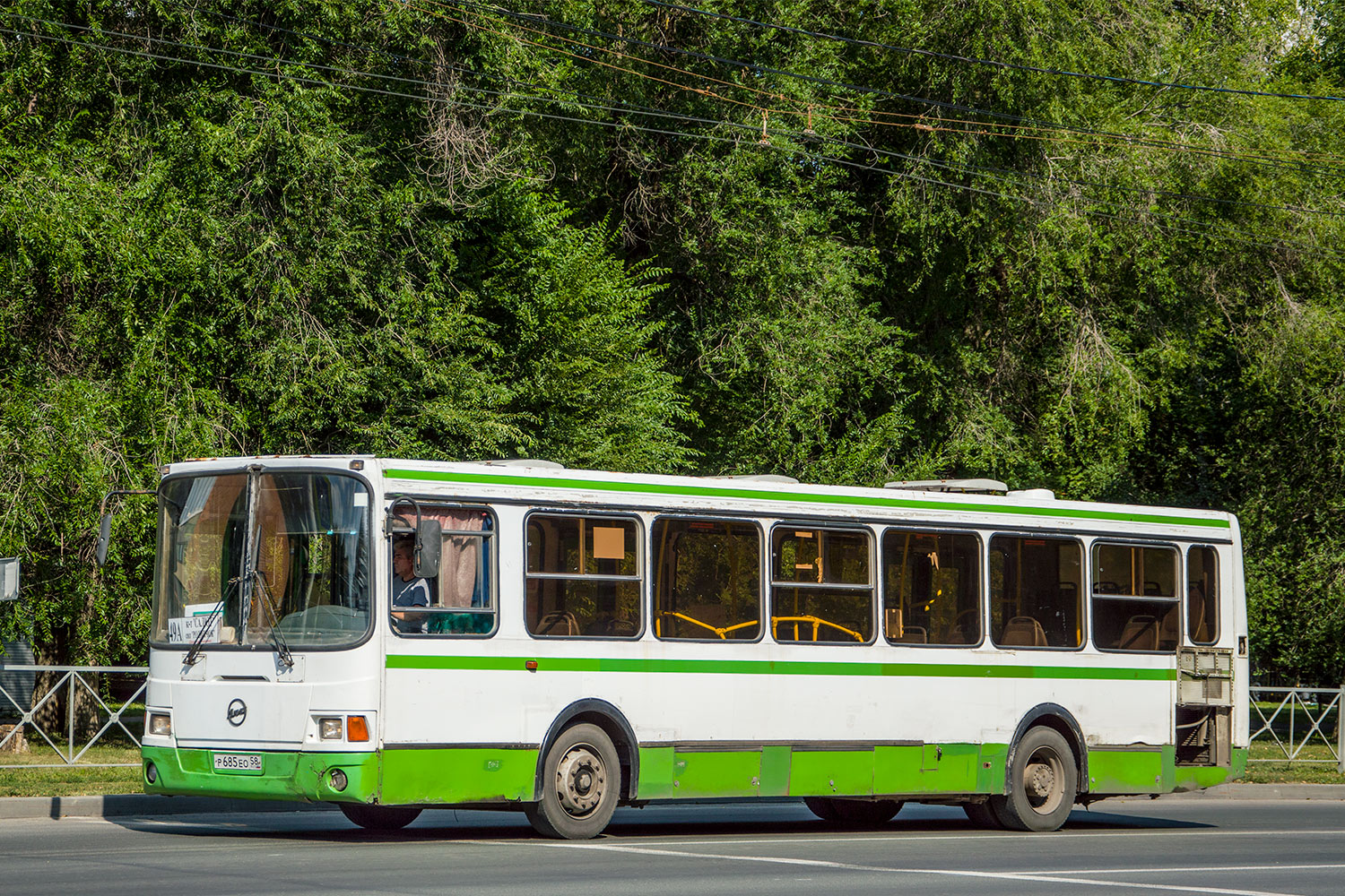 Penza region, LiAZ-5256.45 № Р 685 ЕО 58