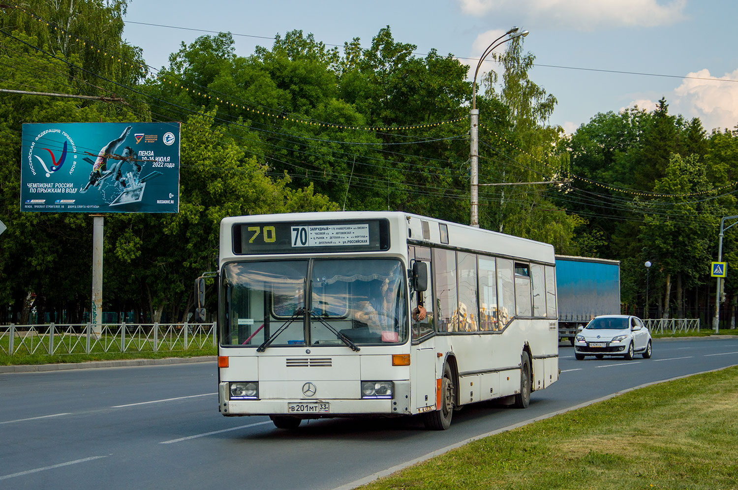 Пензенская область, Mercedes-Benz O405N2 № В 201 МТ 33