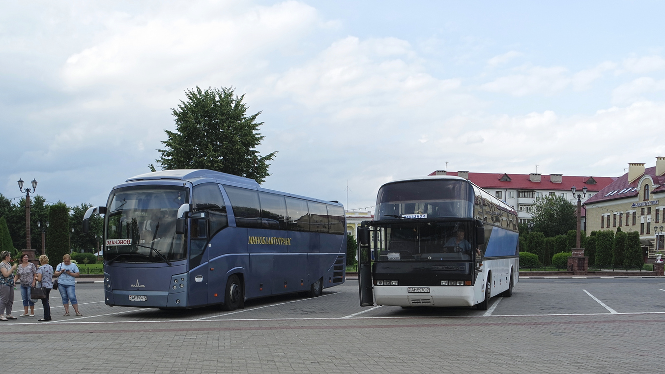 Минская область, МАЗ-251.050 № 002001; Минск, Neoplan N116 Cityliner № АН 5970-7