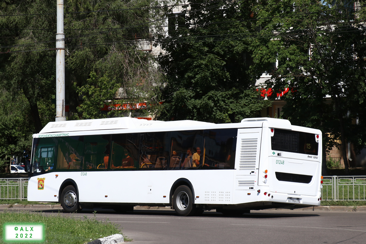 Воронежская область, ЛиАЗ-5292.67 (CNG) № 01248