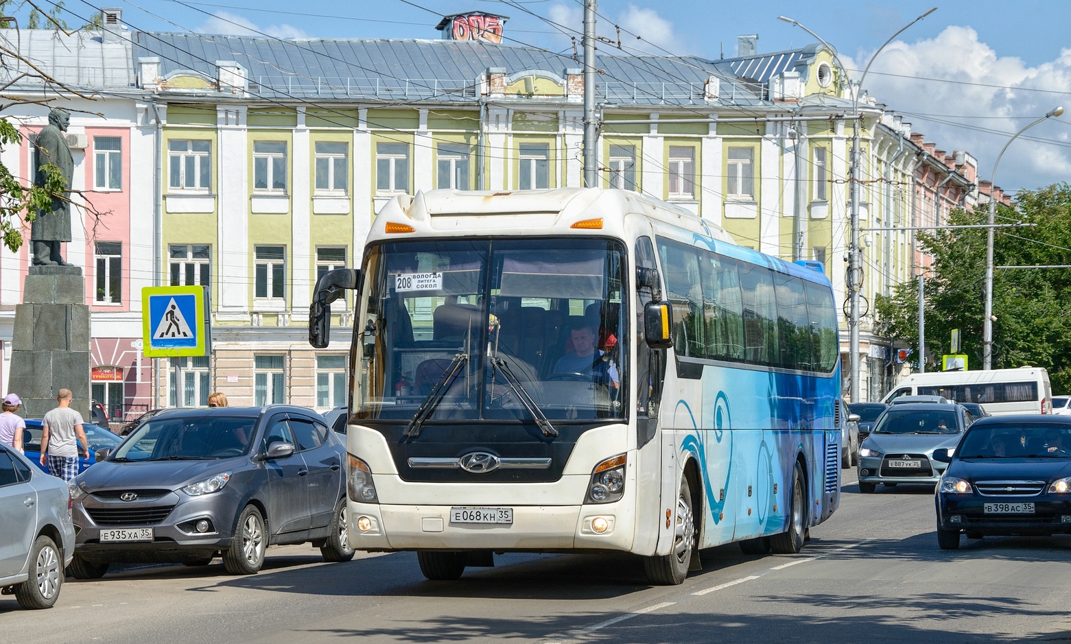 Вологодская область, Hyundai Universe Xpress Noble № Е 068 КН 35 Вологодская область, Hyundai Universe Xpress Noble № Е 068 КН 35