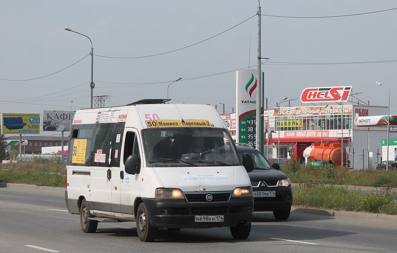 Челябинская область, FIAT Ducato 244 CSMMC-RLL, -RTL № Н 698 КН 174