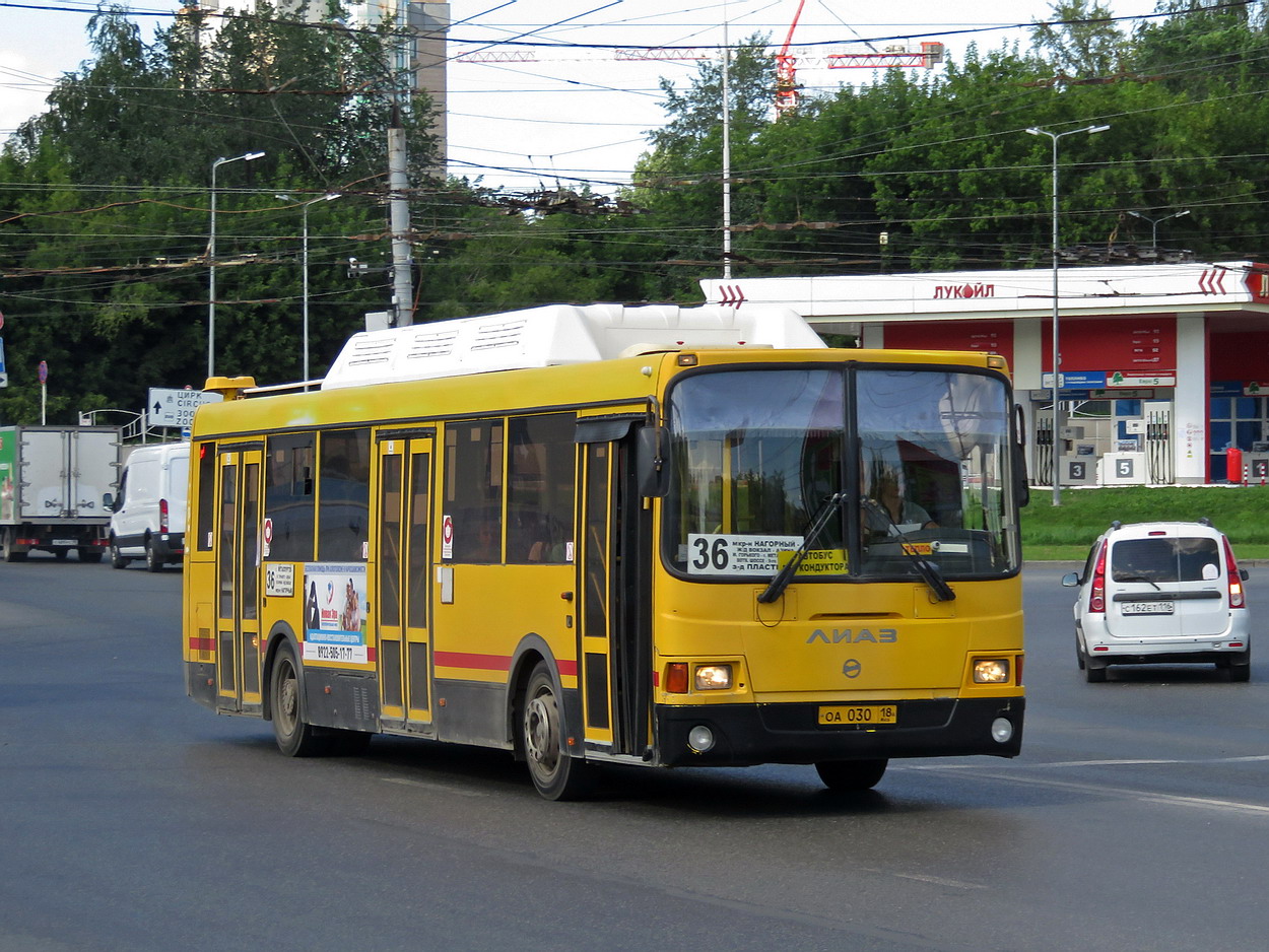 Удмуртия, ЛиАЗ-5256.57 № ОА 030 18