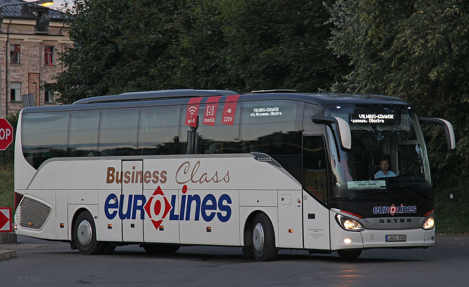 Литва, Setra S516HD/2 № 80