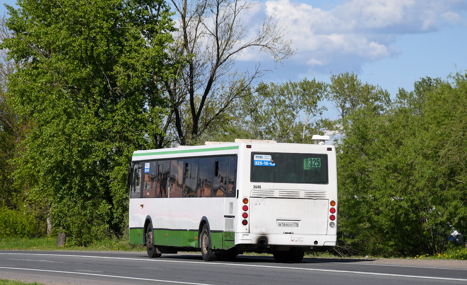 Санкт-Петербург, ЛиАЗ-5293.60 № 3646