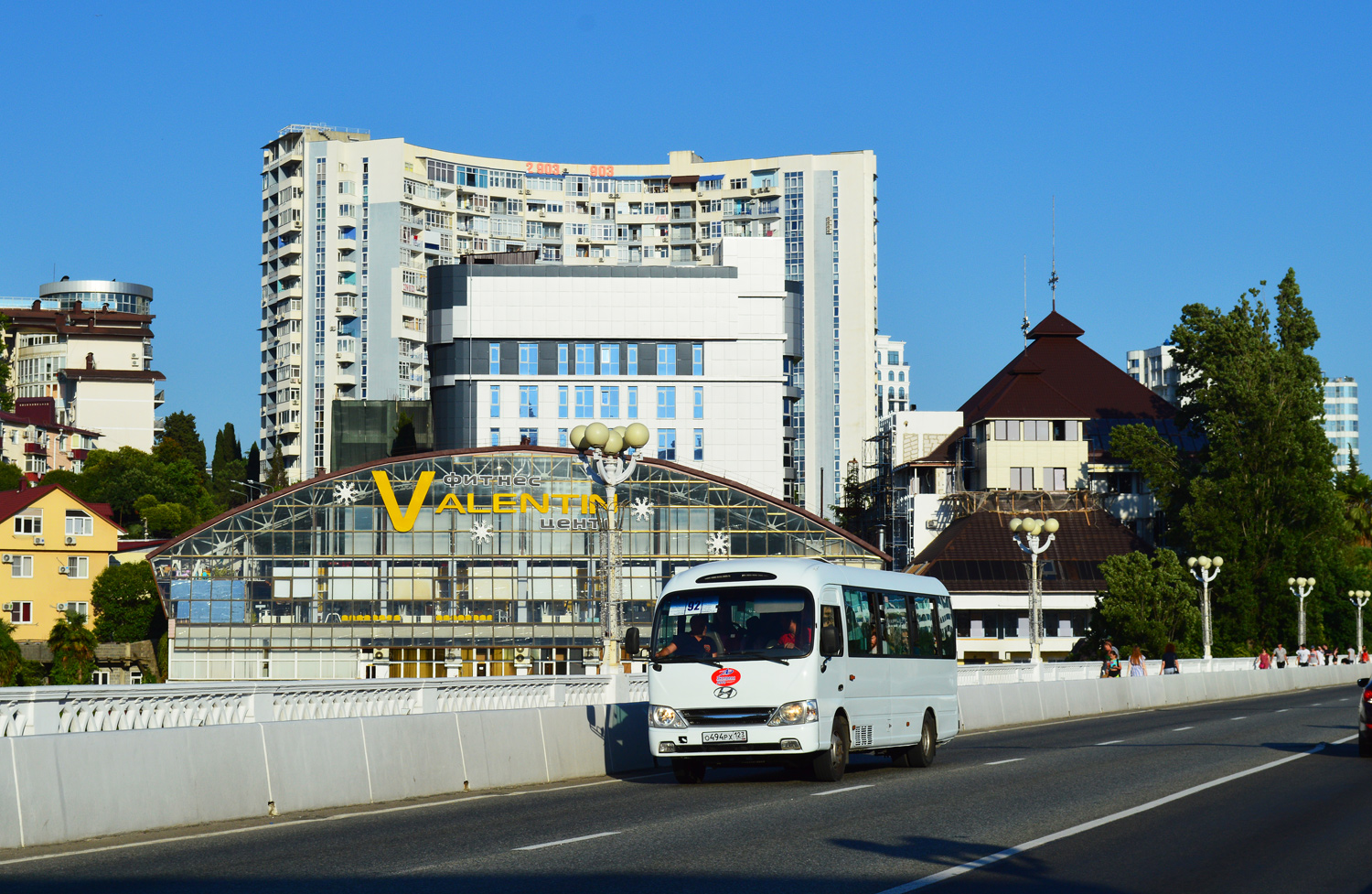 Краснодарский край, Hyundai County Kuzbass № О 494 РХ 123