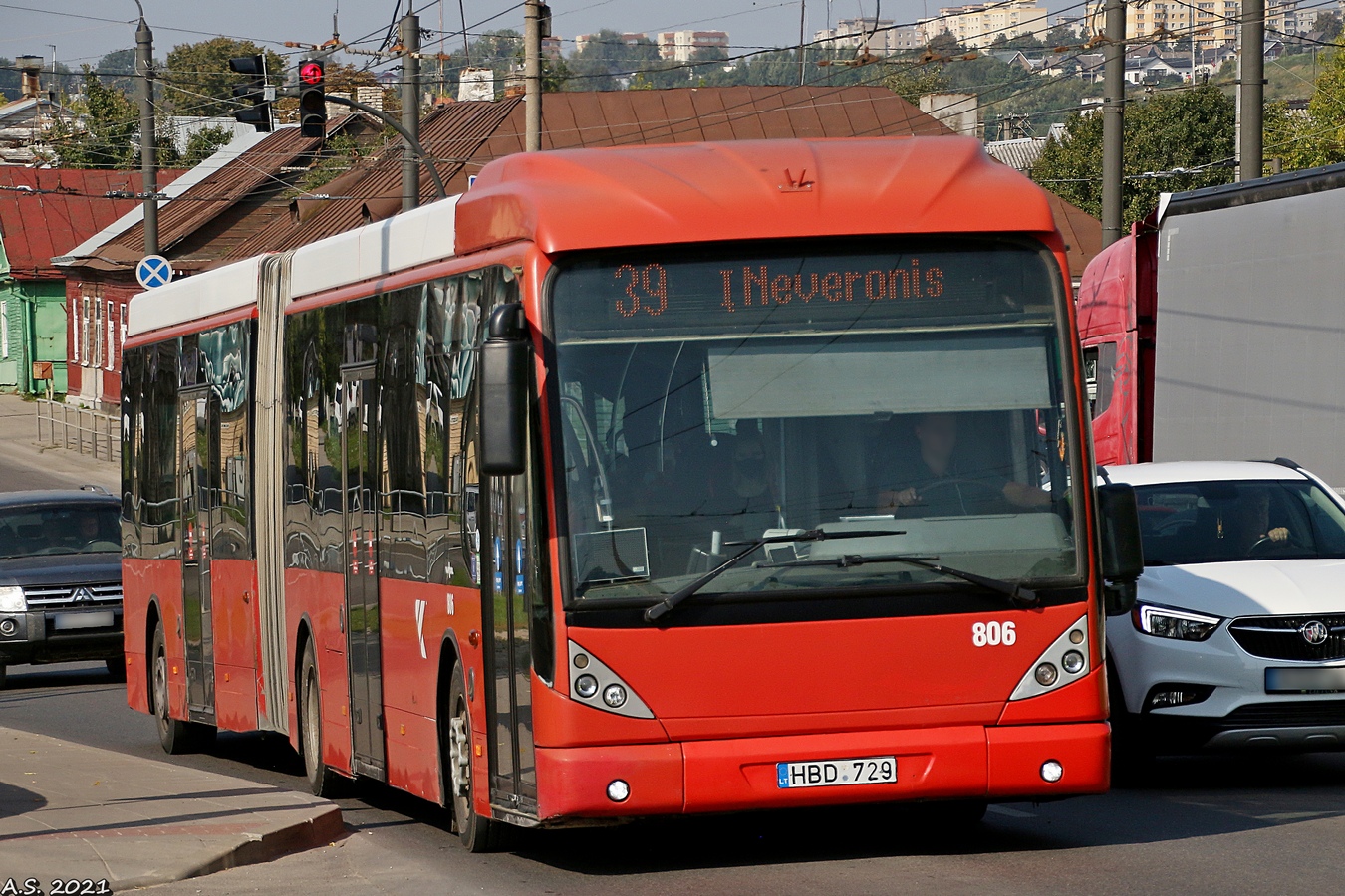 Литва, Van Hool New AG300 № 806