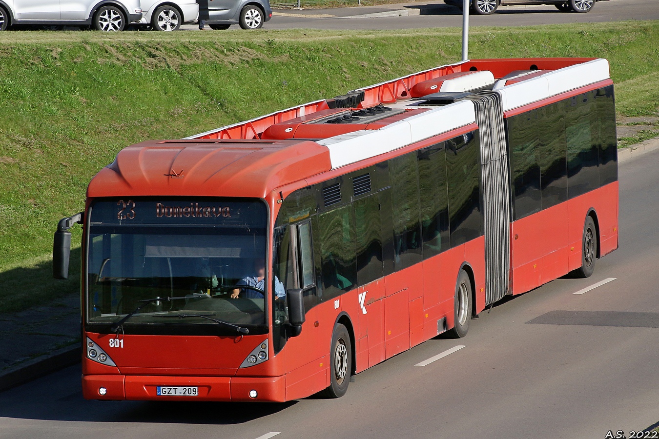 Литва, Van Hool New AG300 № 801