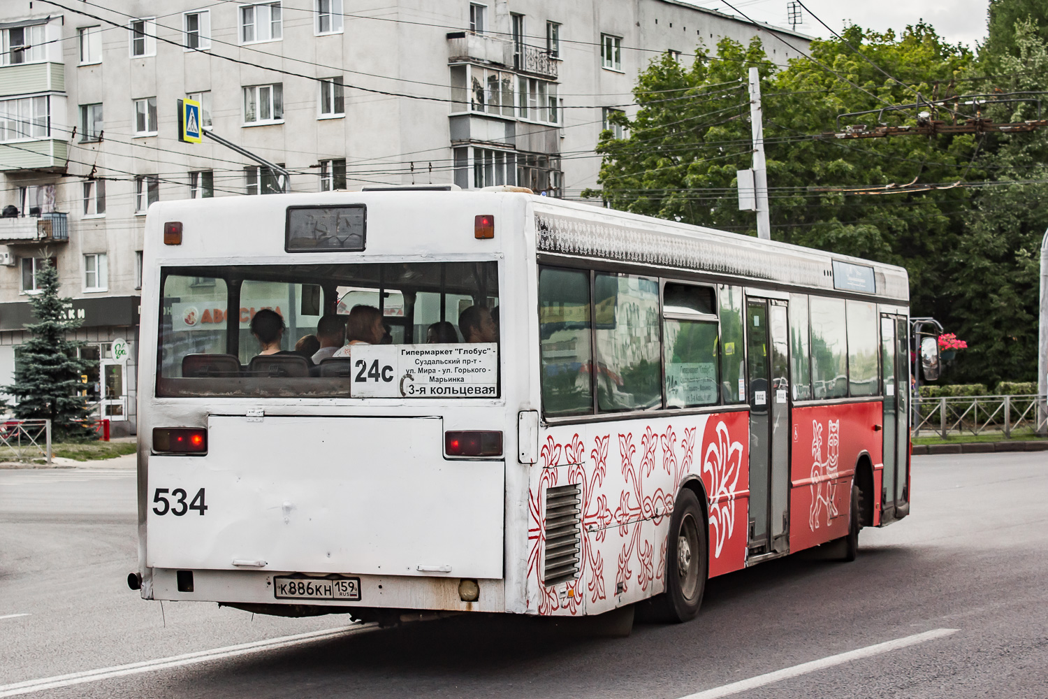 Владимирская область, Mercedes-Benz O405N № 534