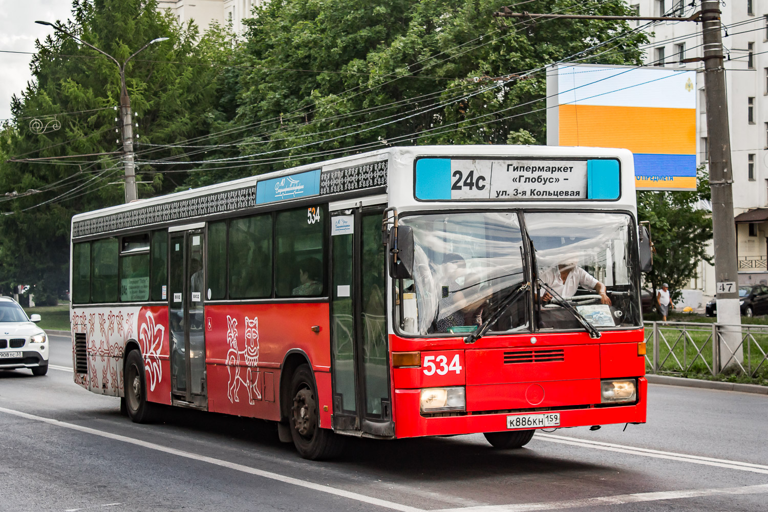 Уладзімірская вобласць, Mercedes-Benz O405N № 534