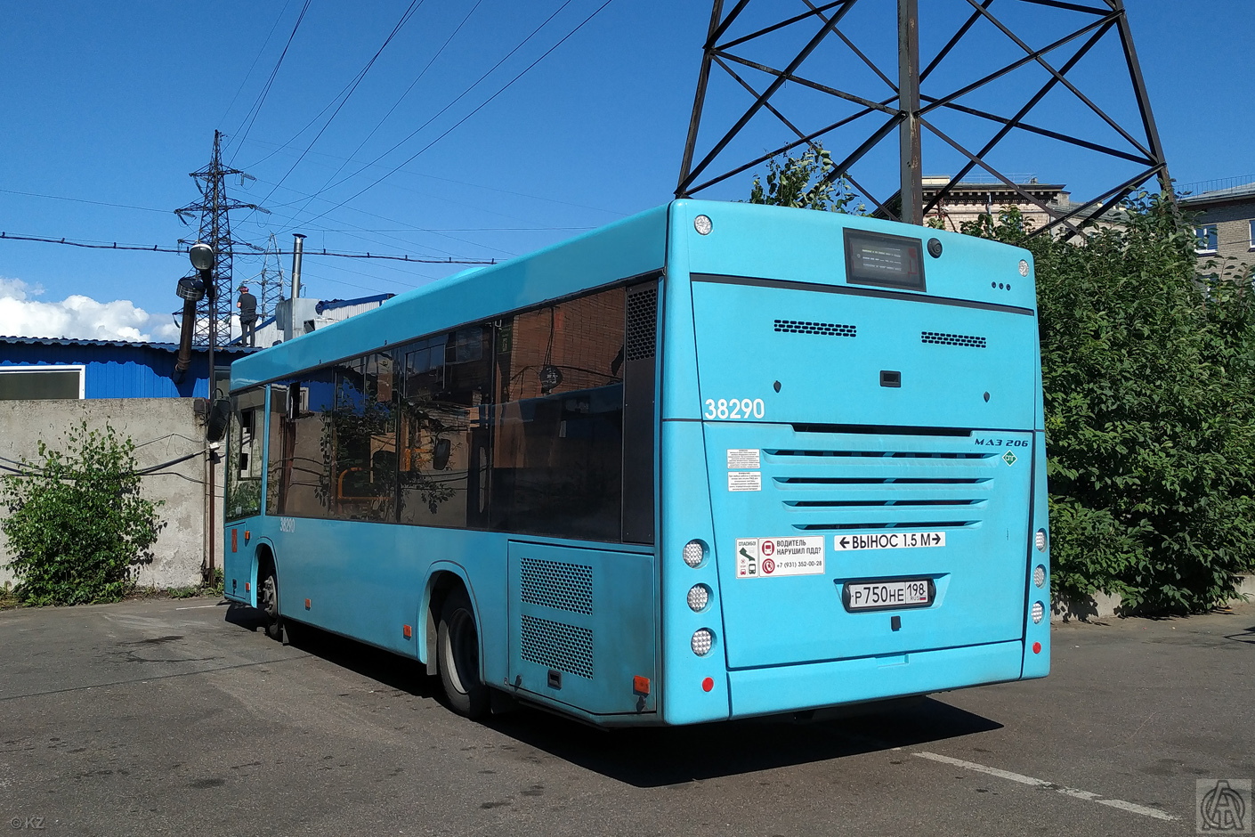 Санкт-Петербург, МАЗ-206.947 № 38290 Санкт-Петербург, МАЗ-206.947 № 38290