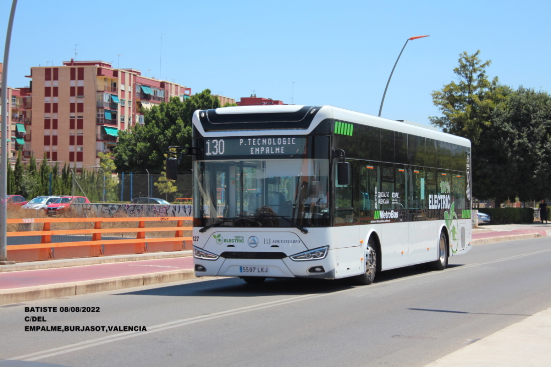 Испания, AlfaBus eCity L12 (Jiangsu) № 127