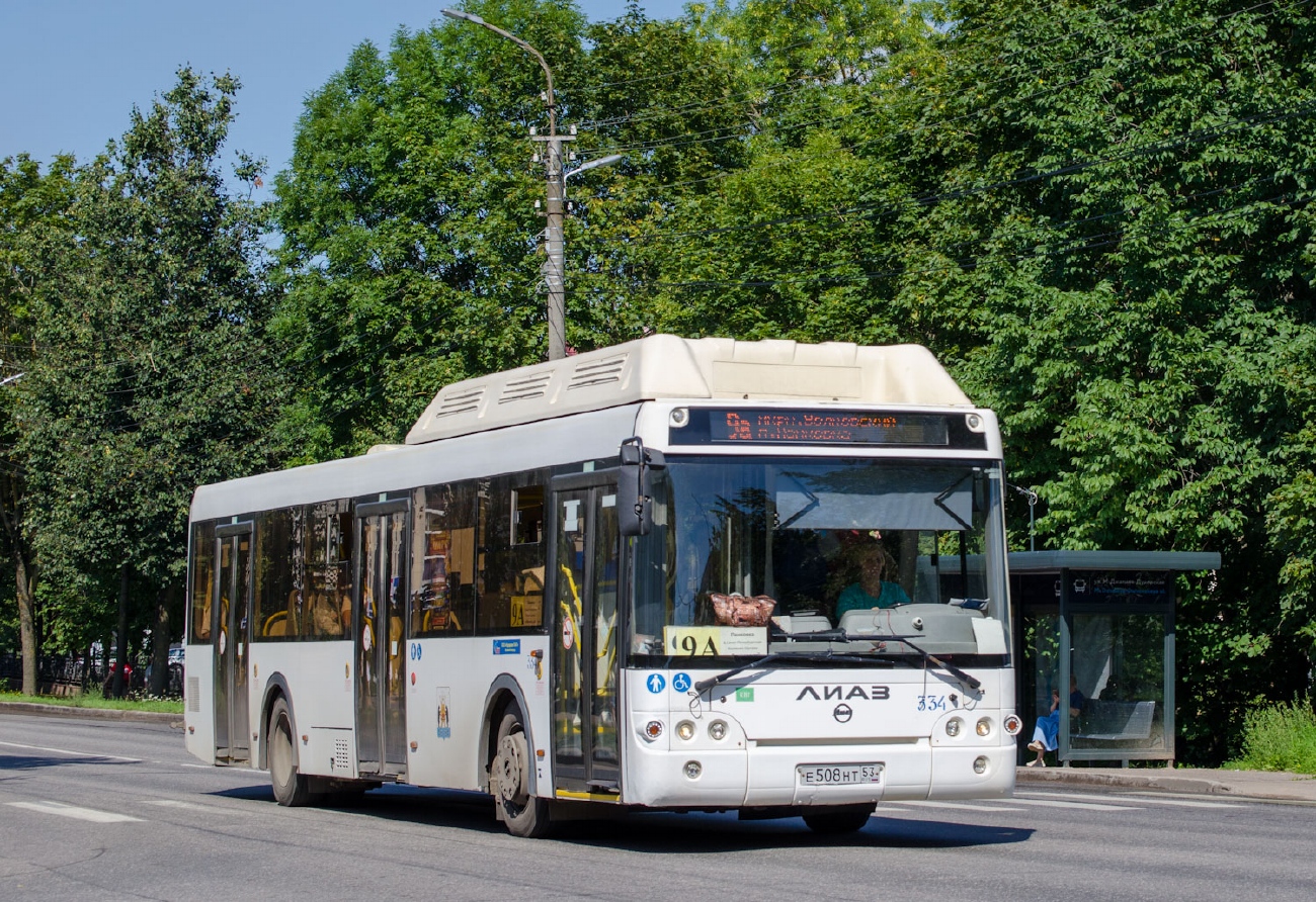 Новгородская область, ЛиАЗ-5292.67 (CNG) № 334