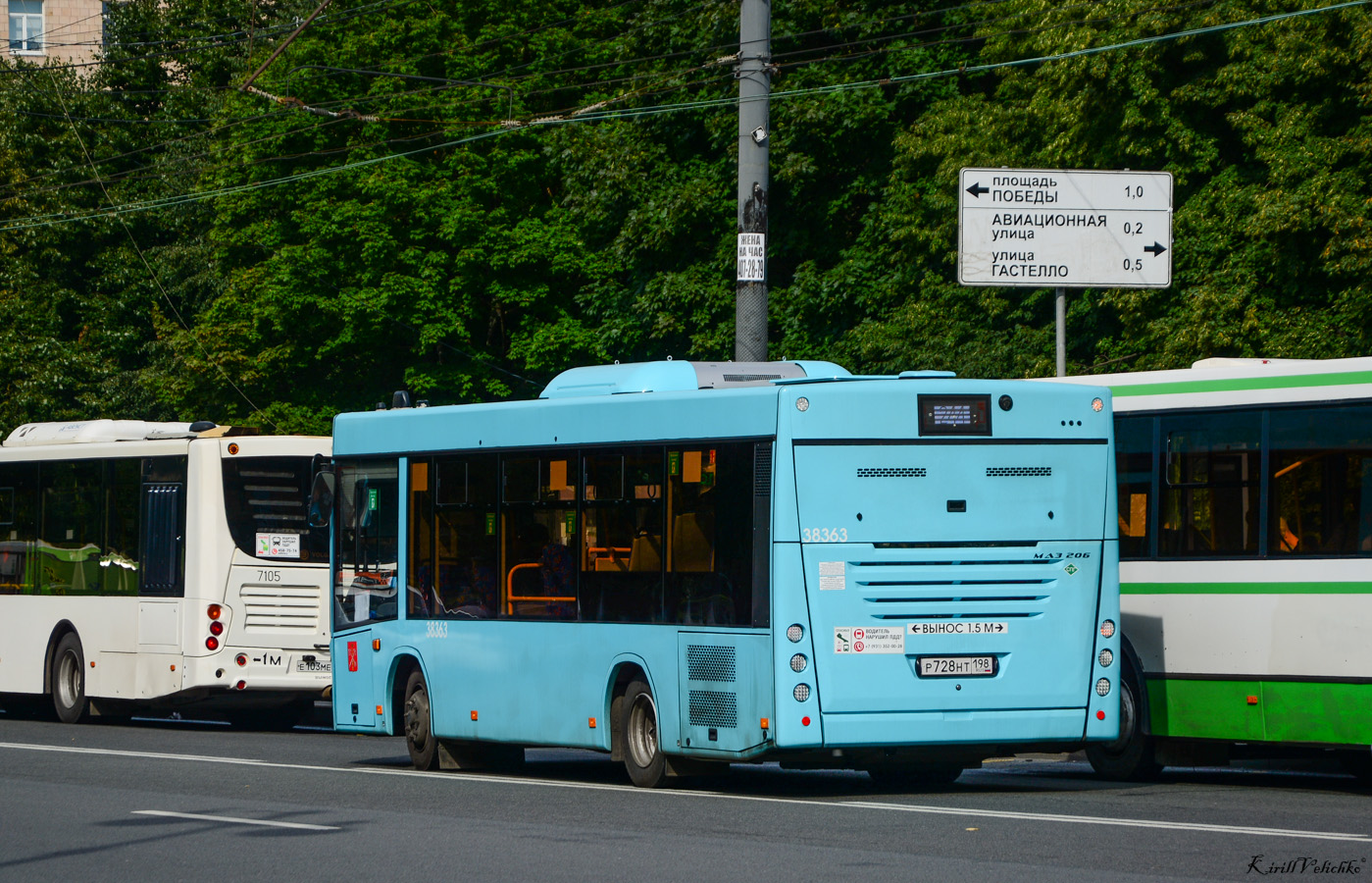 Санкт-Петербург, МАЗ-206.947 № 38363