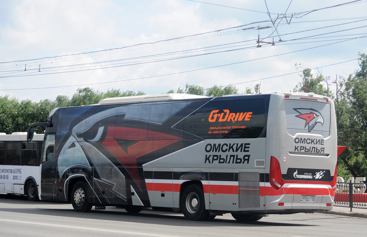 Омская область, Scania Touring HD 12.0 № У 836 ОУ 55