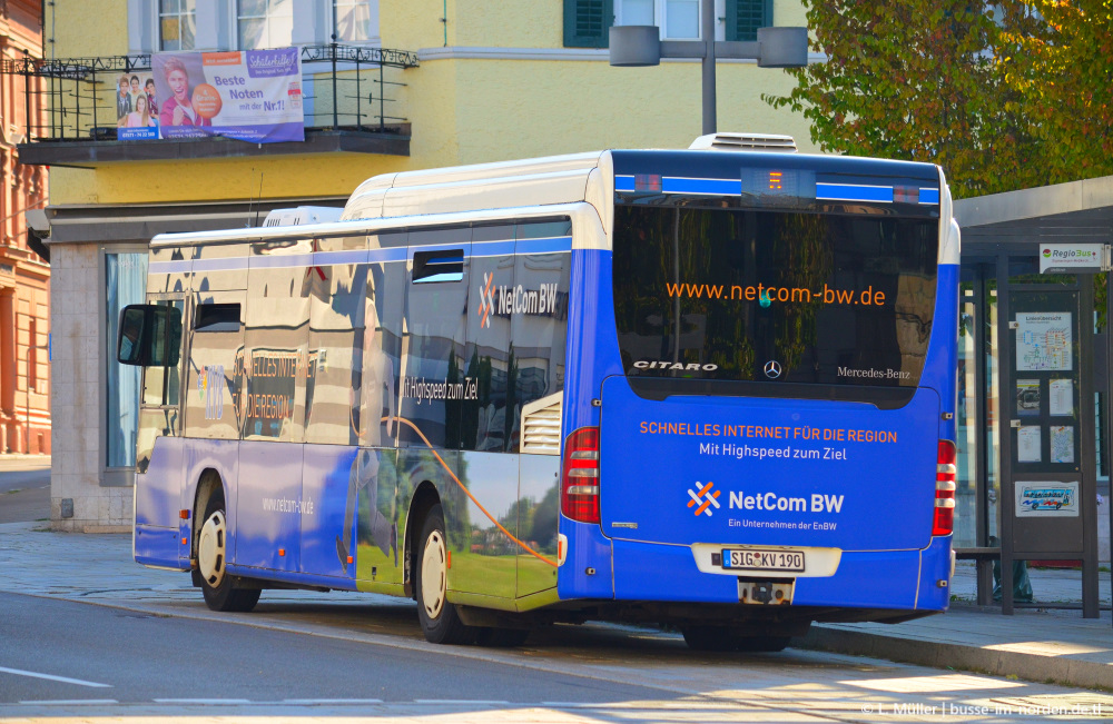 Баден-Вюртемберг, Mercedes-Benz O530LEÜ Citaro facelift LE Ü № 190