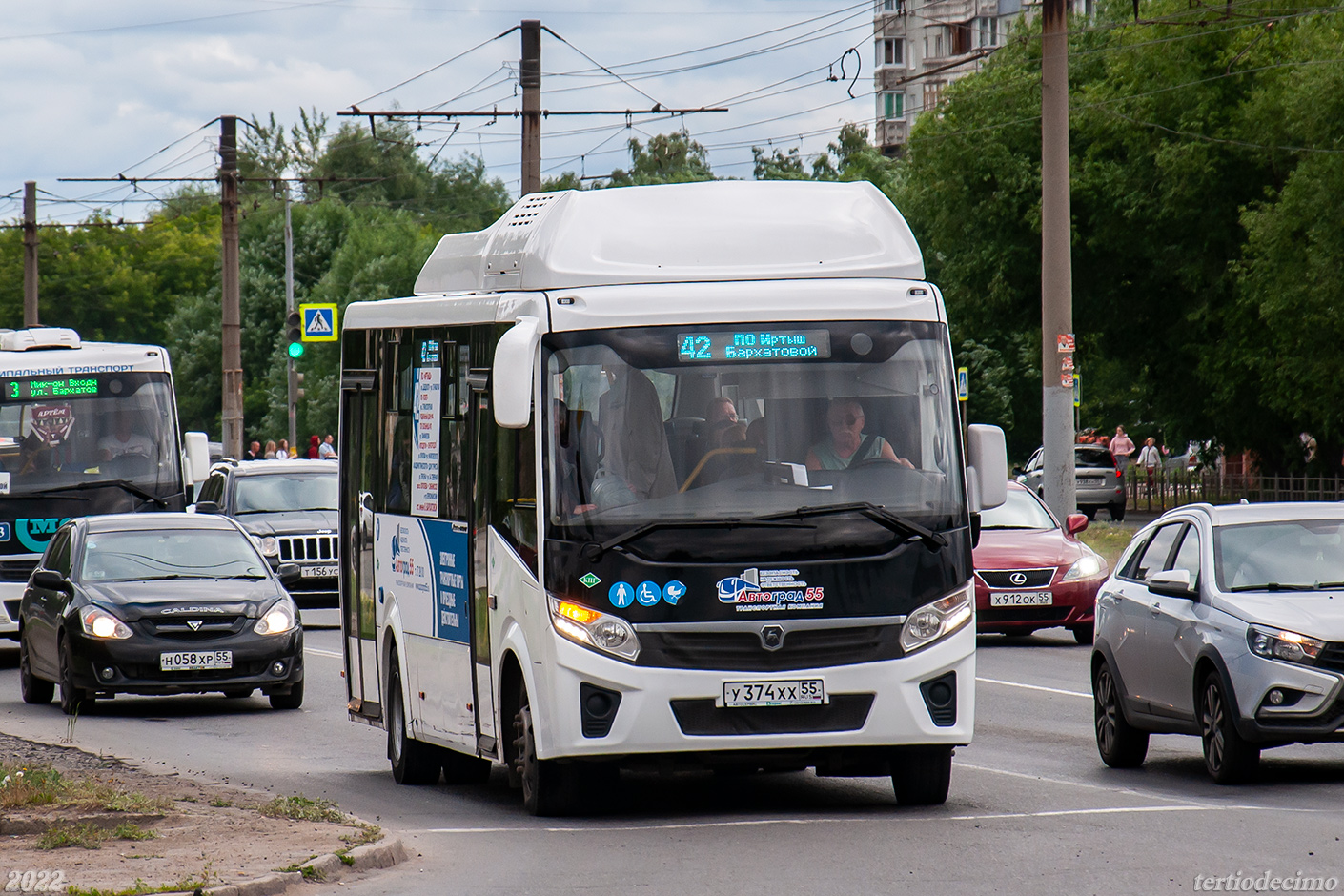 Омская область, ПАЗ-320415-14 "Vector Next" № 6104