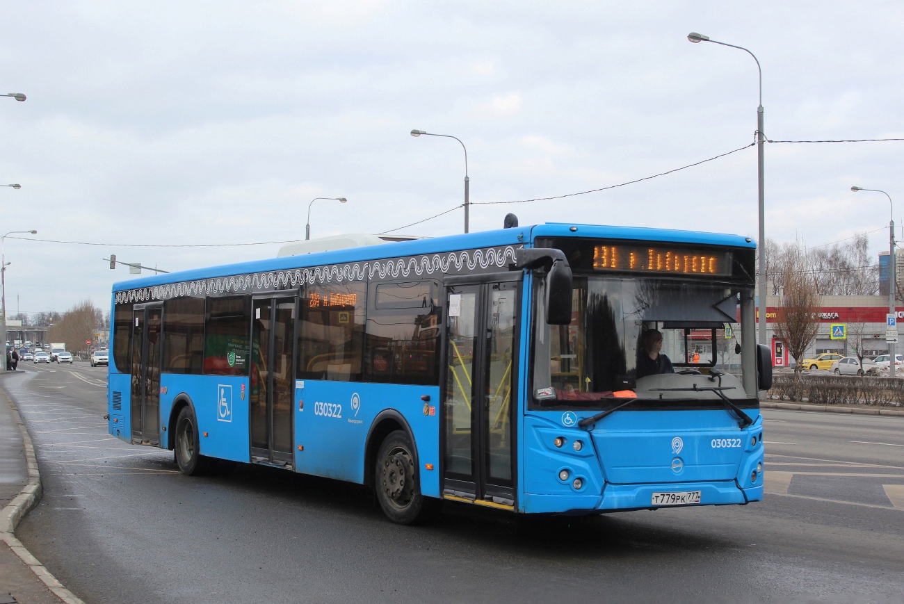 Moskau, LiAZ-5292.22 (2-2-2) Nr. 030322